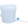 Interruptor de 2 y 3 Puntos Barril de Plástico con Tapa, Espesor y Tamaño de Salida de Agua, Polipropileno con Tubería de Agua para Purificador de Agua de Reciclaje de Aguas Residuales