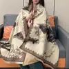 Coleção de Estilo para Pedido Lenço Xale Feminino 360-380g para Ambientes com Ar Condicionado Estilo Espesso Quente de Inverno Wangjiangnan