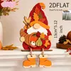 Fantasma Calabaza Gnomo de Halloween Adorno de Madera Hoja de Arce Cosecha Acción de Gracias Decoración del Hogar Artesanías de Madera