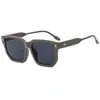 2025 Moderno Nuevo Estilo Personalizado Cuadrado Marco Grande Tendencia Gafas de Sol Ins Estilo Coreano Simple Unisex Gafas de Sol