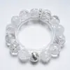Calle de Ensueño Escena Fuegos Artificiales Blancos de Cristal Natural Pulsera Hecha a Mano para Mujer, Nuevo Estilo Versátil, Pulsera Blanqueadora al por Mayor