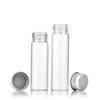 Atacado 22mm Boca Larga Prata Alumínio Tampa Tubo Frascos Frascos de Doces Frascos de Embalagem de Cápsulas Frascos de Tinta Frascos Dispensadores de Pó