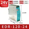 Mw Mean Well EDR Carril Guía 75/120/150W Transformador Regulado DC 12V 24V 48V Fuente de Alimentación Conmutada Dr