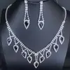 Conjunto de Colares Europeu e Americano Mais Vendido Transfronteiriço Joias com Pingente Brincos de Gota Roxa Bestseller da Amazon Moda Feminina de Nicho de Luxo Leve