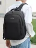 Nova mochila multifuncional masculina bolsa simples para viagem de negócios mochila escolar para alunos do ensino fundamental e médio logo imprimível