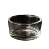 Porta-Velas de Vidro Transparente de Quatro Pontos Moderno Minimalista Estilo Europeu para Decoração de Jantar Romântico à Luz de Velas e Adereços de Fotografia