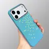 Adecuado para iPhone18Promax Funda Magnética para Teléfono con Patrón de Kevlar Marco de Metal Apple 17 Patrón de Fibra de Carbono PC