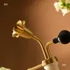 Frasco de perfume difusor de aroma de café display para degustação de baijiu recipiente de cobre para cheirar aromas garrafa de vidro para aroma de chá