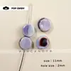 Kit de Materiais para Joias Artesanais com Contas Roxas, Chaveiro Pingente, Acessórios, Brincos, Colar, Pulseira, Contas Soltas