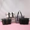 Bolsa de Viaje de Suministro Transfronterizo de Gran Capacidad Ligera Bolsa de Fitness Bolsa de Almacenamiento con Separación Seca y Húmeda Impermeable Bandolera para Mujer