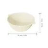 Cesta de Fermentación de Pan Transfronteriza, Cesta de Fermentación Redonda de Acero Inoxidable y Silicona, Plegable y Portátil, Se Puede Usar en el Microondas, Haciendo el Horno Multifuncional