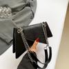 Bolsa de ombro simples Casual Commuter Crossbody Bag 2024 Verão Nova Moda Feminina Estilosa Moda Moda Bolsa Quadrada Pequena