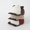 Gorra de Béisbol para Bebé Estilo Nuevo Versión Coreana Dibujo Animado Lindo Estampado de Leopardo Gato Gorra de Béisbol Infantil Primavera y Otoño Gorra para Niños Transfronteriza