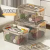Caja Grande de Almacenamiento para Agujas e Hilo de Costura Doméstico, Transparente Multifuncional Portátil para Almacenamiento de Reparación de Ropa