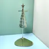 Venta al por mayor de fábrica Amazon INS Celebridad de Internet Árbol de vela aromática navideña Flujo de aire Árbol Portavelas Giratorio Linterna