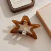 Presilha de cabelo vintage estilo francês com strass de acetato para mulheres, novo design de nicho com um visual elegante e versátil, adequada para penteados presos na nuca