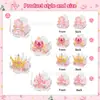 Kz251 Comercio Exterior Princesa Castillo Corona Carruaje Pegatina DIY Fiesta de Cumpleaños Dulce Regalo Fiesta de Té Caja de Flores