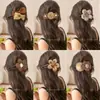 Pinza de pico de pato no irritante con diseño floral para peinado semi-recogido, pinza para el cabello de la parte posterior de la cabeza para mujer, nuevo modelo 2026, accesorio para el cabello de pinza de garra de una sola línea de alta gama