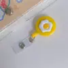 Chaveiro Telescópico Criativo de Desenho Animado para Enfermeira Puxador Fácil Anti-perda Redondo Plástico Puxador Fácil Fivela Puxador Fácil