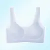 Ropa interior sin costuras ultrafina con copa fija para mujer, sin varillas, espalda hermosa, sujetador transpirable, push-up, talla grande, camisola sin tirantes