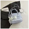 2026 Nova Tendência Estilo Coreano Renda Laço Mini Crianças Estilo Pai-Filho Bolsa de Celular Portátil de Ombro Transversal Bolsa Feminina