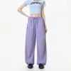 Calças Largas Estilo Workwear com Punhos Ajustáveis para Homens e Mulheres, Verão ao Ar Livre com Cordão Soltas Secagem Rápida Esportivas Casuais