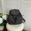 Mochila con cordón a cuadros estilo coreano nueva de gran capacidad para estudiantes, mochila versátil para ir al trabajo, nicho, ligera de nailon, mochila escolar