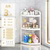 Estante de Almacenamiento para Baño Estante de Almacenamiento para Cocina Casa de Alquiler Estante de Almacenamiento de Pie para Baño Inodoro Estante Multicapa