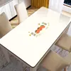 Jogo Americano de Mesa Vidro Macio Tapete de Isolamento Térmico Estilo Ins Luxo de Alto Padrão Tapete de Mesa Anti-Escaldante Impermeável À Prova de Óleo Transparente Antiderrapante