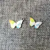 Amazon nuevos accesorios de joyería explosivos diy impresión mariposa solo colgante accesorios de collar accesorios accesorios comercio exterior
