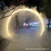 Puerta nebulizadora de agua de acero inoxidable para celebridades de Internet, centro comercial, plaza, boda, canal de atomización, paisajismo, equipo interactivo de paisajismo.
