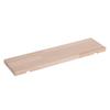 Estante de pared con agujeros en forma de arco de madera maciza, estante de madera para colgar en la pared, estante de almacenamiento, combinación de accesorios, estante de exhibición