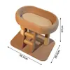 Meow Fairy Estrutura de Escalada para Gatos Tapete Economizador de Espaço Pequeno Prateleira para Gatos Apartamento Pequeno Ninho para Gatos Árvore de Gatos Arranhador Integrado Brinquedo