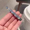 Pinza de Pato de Cristal de Estrella de Gama Alta, Pinza Versátil de Moda para Flequillo, Pinza Lateral, Pasador Pequeño Exquisito, Pinza para el Cabello