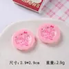 Cola Creme Acessórios DIY Atacado Resina Pratos de Desenho Animado Pratos de Jantar Pratos Pequenos Brinquedos de Comida Casa de Boneca Miniatura Brinquedos de Comida