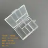 Caixa de armazenamento plástica com compartimentos fixos, caixa com fecho integrado, caixa de joias, diamante brilhante, DIY manual, caixa de acabamento de mesa com tampa flip