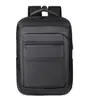 Mochila de Negocios para Hombre con Acabado de Alta Gama, Mochila de Viaje al por Mayor Transfronteriza, Mochila Sencilla de Color Sólido para Portátil con Logo y Impresión de Texto