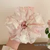 2026 Nuevo Scrunchie de Satén Negro para Mujer Diadema con Acabado de Alta Gama Diadema para Cola de Caballo Baja Elegante Flor para el Cabello Estilo Perezoso
