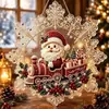 Kit de Apanhador de Sol com Pintura de Diamante Pérola Floco de Neve de Natal 5D Kit de Contas 3D DIY, Descontos por Volume Disponíveis