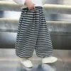 Pantalones de Chándal de Primavera para Niños 2014 Estilo Coreano Joggers Novedades Primavera y Otoño 2026 Pantalones de Linterna Rayados para Niños Pantalones Deportivos