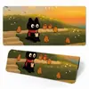 Tapete de Mouse Grande Gato Preto Desenho Animado Transfronteiriço Borda Espessada Atacado Escritório Aprendizagem Jogo Mesa Mat Personalizado e Personalizado