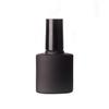 Atacado Frasco de Esmalte Transparente 5ml-15ml Frasco de Vidro de Esmalte Caveira Preta Frasco Vazio com Pincel