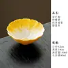 Serie de juegos de té de cerámica osmanthus pintados a mano bajo vidriado: tetera, cuenco con tapa, taza de maestro, soporte para tetera, posavasos, taza de degustación, taza de café
