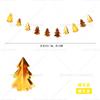 Adornos Colgantes de Navidad Adornos Colgantes Tridimensionales para Árbol de Navidad Colgante de Flores de Cuerda de Papel Suministros de Decoración Colgante para Fiesta de Navidad