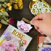 Marcapáginas Metálico de Rosa Romántica, Nuevo Producto Transfronterizo, Marcapáginas Retro de Alto Valor Cultural y Creativo para Lectura
