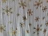 Tecido decorativo para vestuário de gaze de algodão de camada dupla em cretone de algodão 150 de largura Floco de neve de Natal Estrela Dourado