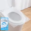 Cojín Desechable para Inodoro Hotel Hotel Conveniente Impermeable y a Prueba de Polvo Cubierta de Inodoro Hogar Inodoro Cojín Impermeable para Inodoro