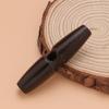Botones de Madera de Olivo de un Agujero para Abrigos y Gabardinas, Botones Versátiles Unisex, Botones de Imitación de Cuerno de Madera Natural de Doble Agujero, Botones de Olivo