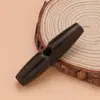 Hebilla de Oliva de Madera de Agujero Único y Doble Botones de Accesorios para Abrigos Cortavientos Chaquetas para Hombres y Mujeres Hebilla Versátil de Cuerno Natural Hebilla de Madera