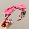 Diadema Infantil de Acrílico Colorida para Niñas Nuevo Estilo 2025 Diadema de Ala Ancha Pasador Lindo Goma para el Cabello Accesorios para la Cabeza de Bebé